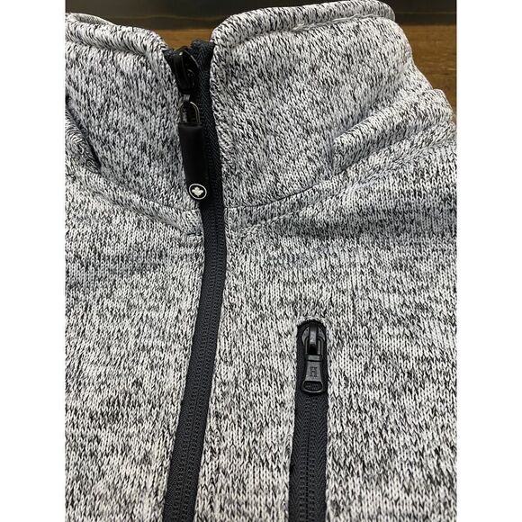 Halifax HFX High Performance Luna Knit Jacket in Heather Gray Women's Size L - Picture 4 of 11